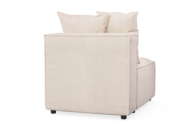 Cubo 1-personers Midtermodul i Stof 80 cm bred - Beige - Møbler - Sofaer - Modulsofaer - Midtermodul