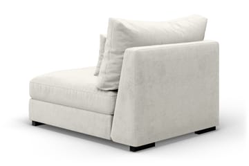 Dubai Midtermodul Velour Ekstra Dyb - Hvid - Møbler - Sofaer - Modulsofaer - Midtermodul