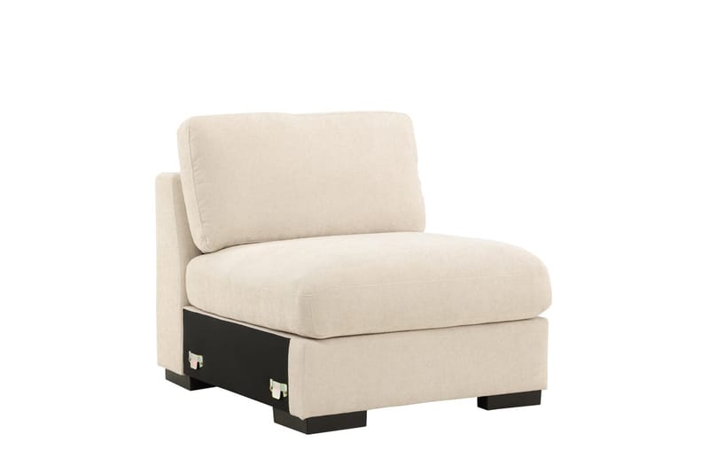 Midtermodul Salerno i stof - Beige - Møbler - Sofaer - Modulsofaer - Midtermodul