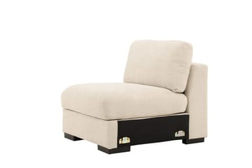 Midtermodul Salerno i stof - Beige - Møbler - Sofaer - Modulsofaer - Midtermodul