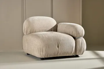 Mika højremodul 95 cm - Beige - Møbler - Sofaer - Modulsofaer - Hjørnemodul