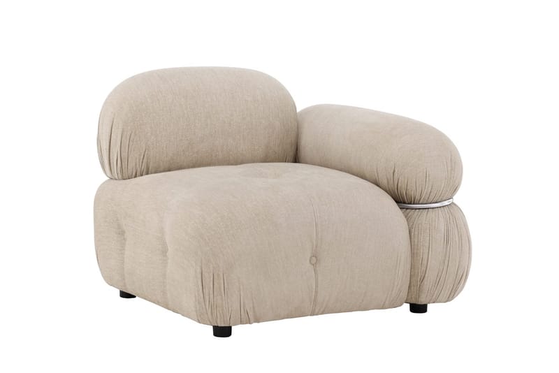 Mika højremodul 95 cm - Beige - Møbler - Sofaer - Modulsofaer - Hjørnemodul