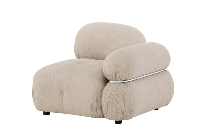 Mika højremodul 95 cm - Beige - Møbler - Sofaer - Modulsofaer - Hjørnemodul