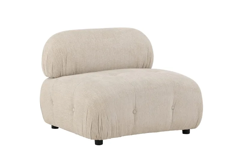 Mika midtermodul 95 cm - Beige - Møbler - Sofaer - Modulsofaer - Midtermodul