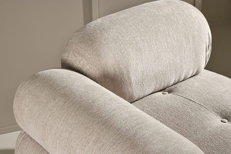 Mika venstremodul 95 cm - Beige - Møbler - Sofaer - Modulsofaer - Hjørnemodul