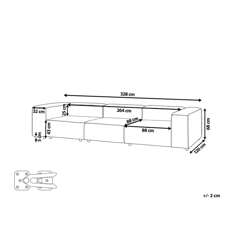Modulær sofa Ardal - Møbler - Sofaer - Modulsofaer - Komplet modulsofa