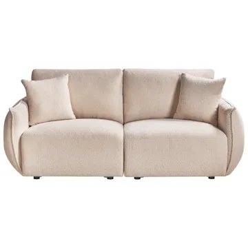 Modulsofa 2-personers Mesnali - Beige - Møbler - Sofaer - Modulsofaer - Komplet modulsofa