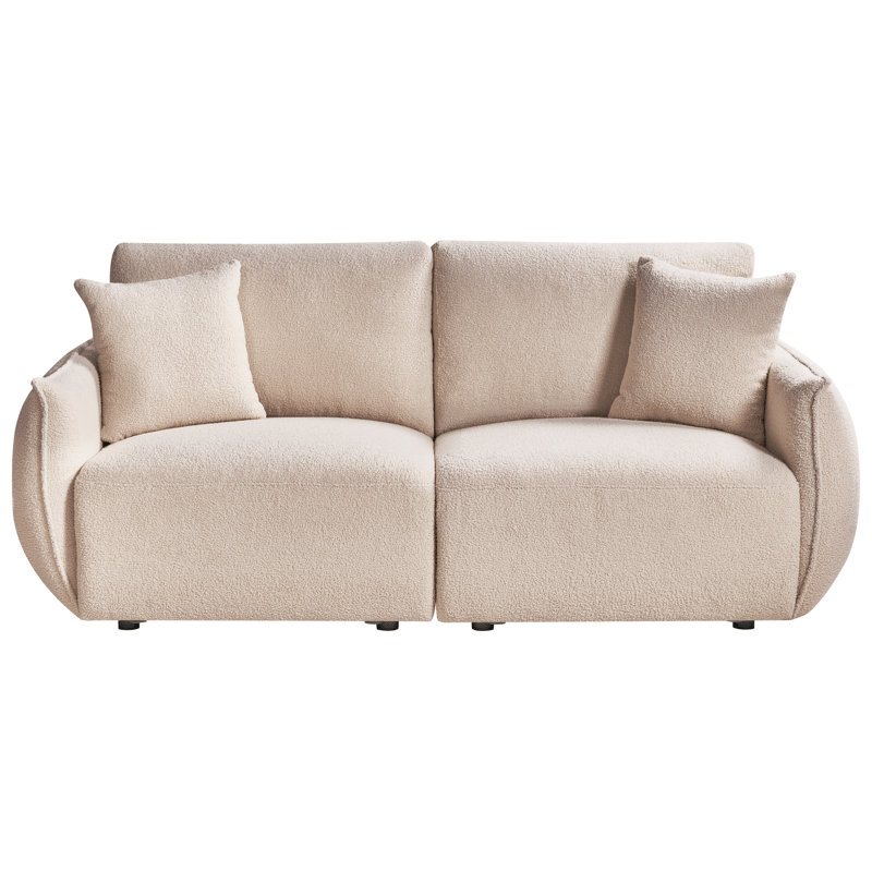 Modulsofa 2-personers Mesnali - Beige - Møbler - Sofaer - Modulsofaer - Komplet modulsofa