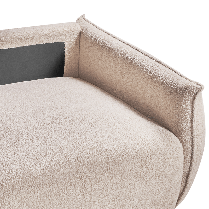 Modulsofa 2-personers Mesnali - Beige - Møbler - Sofaer - Modulsofaer - Komplet modulsofa