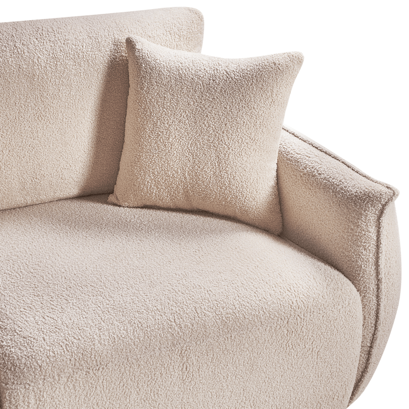 Modulsofa 2-personers Mesnali - Beige - Møbler - Sofaer - Modulsofaer - Komplet modulsofa