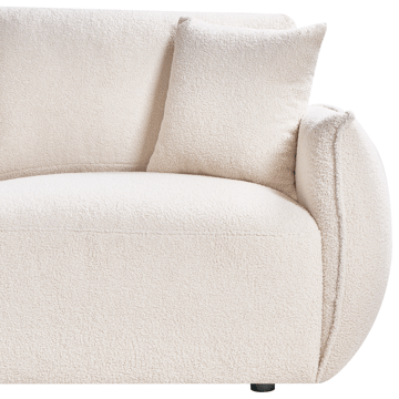 Modulsofa 5-personers Mesnali højrevendt - Off-White - Møbler - Sofaer - Modulsofaer - Komplet modulsofa
