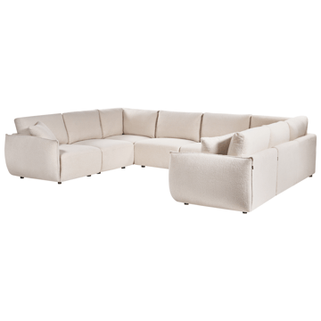 Modulsofa U-formet Mesnali - Off-White - Møbler - Sofaer - Modulsofaer - Komplet modulsofa