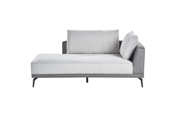 Modulsoffa Beliani Myken Beige/brun/svart, Högervänd Grey Left-faced - Møbler - Sofaer - Modulsofaer - Komplet modulsofa
