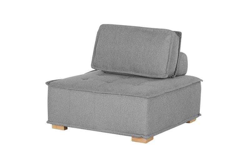 Modulsoffa Beliani Tibro Beige/ljust trä Grey||Light colored wood - Møbler - Sofaer - Modulsofaer - Komplet modulsofa