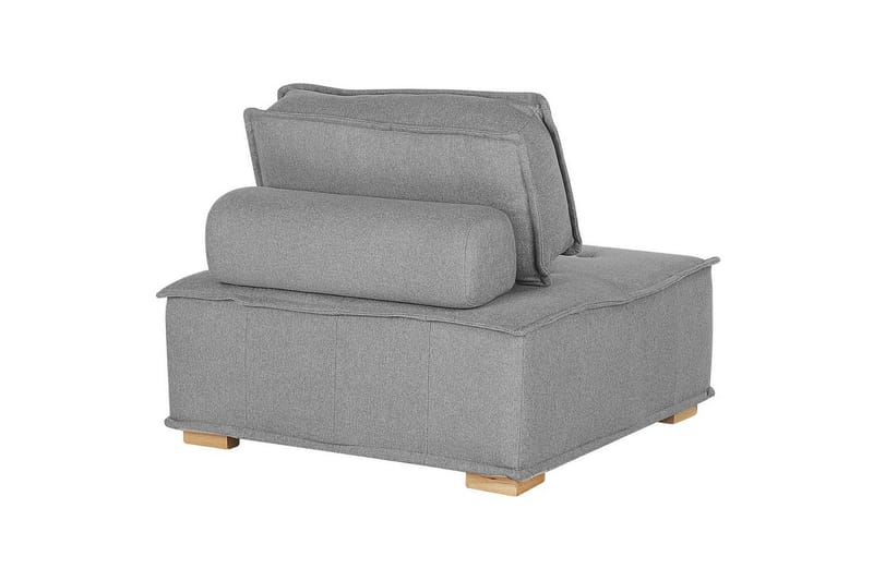 Modulsoffa Beliani Tibro Beige/ljust trä Grey||Light colored wood - Møbler - Sofaer - Modulsofaer - Komplet modulsofa