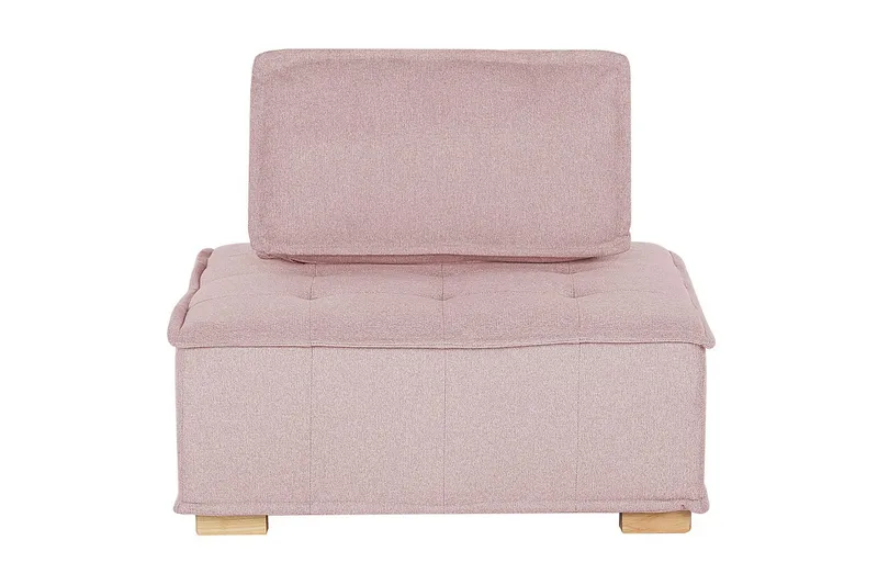 Modulsoffa Beliani Tibro Beige/ljust trä Rose||Light colored wood - Møbler - Sofaer - Modulsofaer - Komplet modulsofa