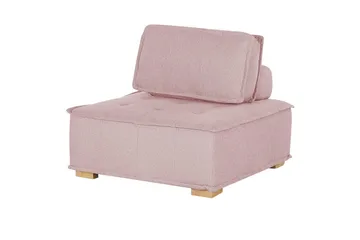 Modulsoffa Beliani Tibro Beige/ljust trä Rose||Light colored wood - Møbler - Sofaer - Modulsofaer - Komplet modulsofa