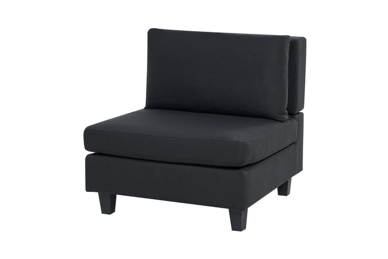 Modulsoffa Beliani Unstad Beige/svart Black - Møbler - Sofaer - Modulsofaer - Komplet modulsofa