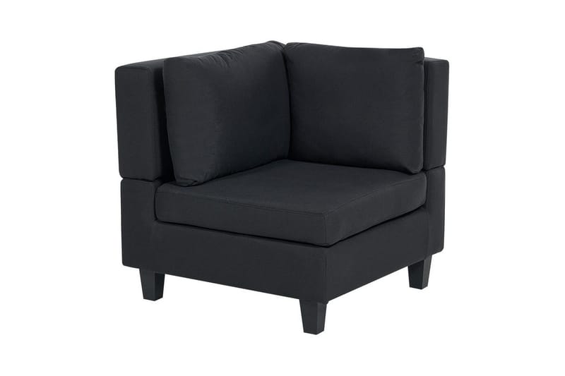 Modulsoffa Beliani Unstad Beige/svart Black - Møbler - Sofaer - Modulsofaer - Komplet modulsofa