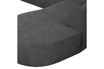 More 4-personers Højrevendt U-formet Modulsofa 353 cm i Stof - Antracit - Møbler - Sofaer - Modulsofaer - Komplet modulsofa