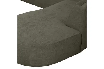 More 4-personers Højrevendt U-formet Modulsofa 353 cm i Stof - Grøn - Møbler - Sofaer - Modulsofaer - Komplet modulsofa