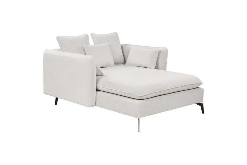 Schäslong Beige, Svart