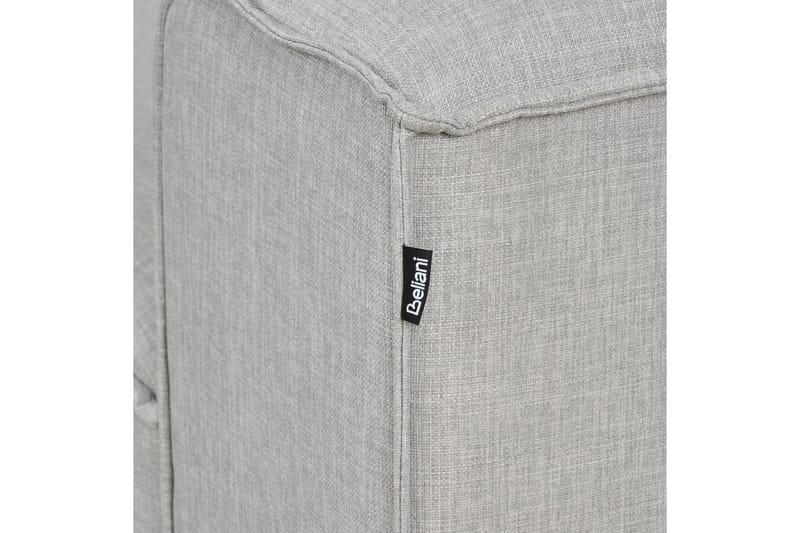 Schäslong Beliani Ardal Beige, svart, Högervänd Grey||Black Right-faced - Møbler - Sofaer - Modulsofaer - Andre moduler til modulsofa