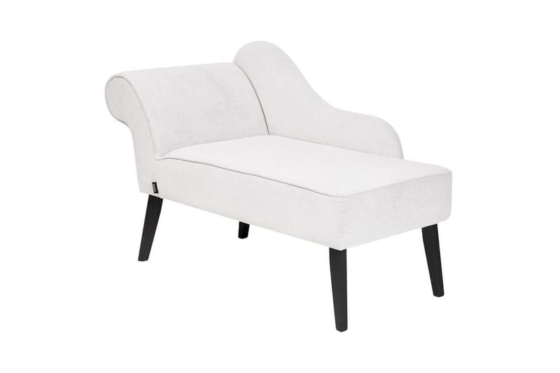 Schäslong Beliani Biarritz Grön, Svart, Högervänd White||Black Left-faced - Møbler - Sofaer - Modulsofaer - Andre moduler til modulsofa