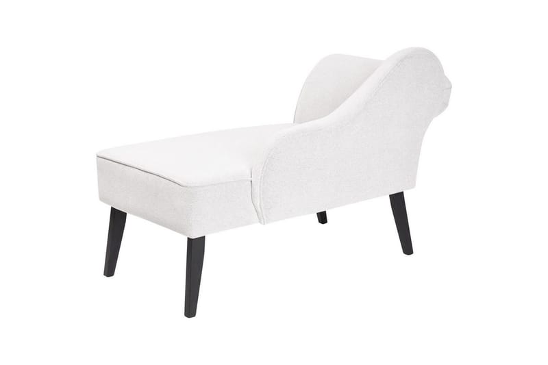 Schäslong Beliani Biarritz Grön, Svart, Högervänd White||Black Left-faced - Møbler - Sofaer - Modulsofaer - Andre moduler til modulsofa