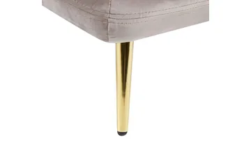 Schäslong Beliani Gonesse Beige, Grå, Guld Beige||Grey||GOLD - Møbler - Sofaer - Modulsofaer - Andre moduler til modulsofa