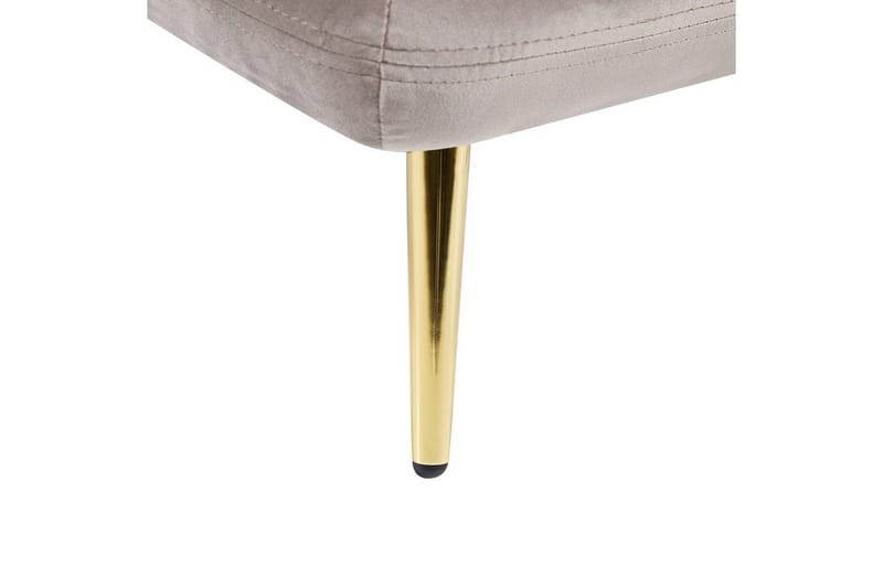 Schäslong Beliani Gonesse Beige, Grå, Guld NO_BRAND Beige||Grey||GOLD - Møbler - Sofaer - Modulsofaer - Andre moduler til modulsofa