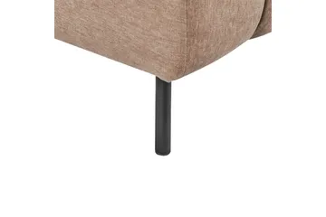 Schäslong Beliani Lannils Brun, Svart, Högervänd Brown||Black Left-faced - Møbler - Sofaer - Modulsofaer - Andre moduler til modulsofa
