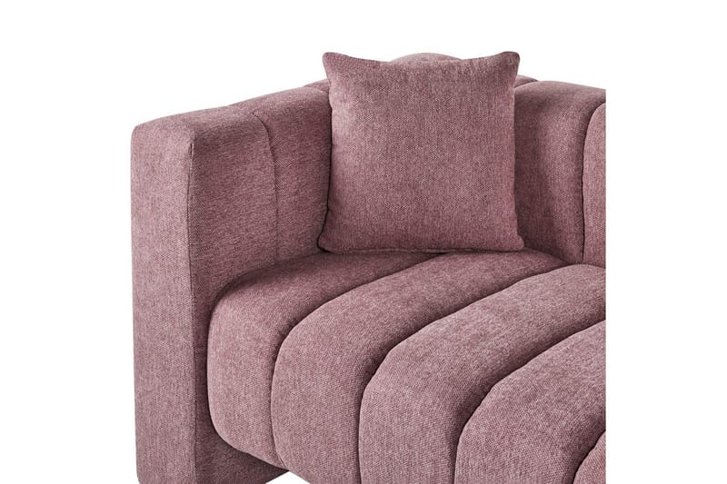 Schäslong Beliani Lannils Brun, Svart, Högervänd NO_BRAND Rose||Black Left-faced - Møbler - Sofaer - Modulsofaer - Andre moduler til modulsofa