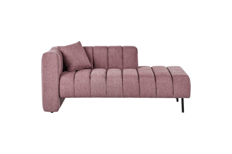 Schäslong Beliani Lannils Brun, Svart, Högervänd Rose||Black Left-faced - Møbler - Sofaer - Modulsofaer - Andre moduler til modulsofa