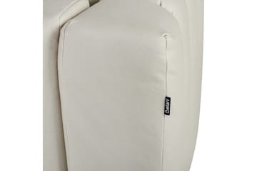 Schäslong Beliani Lannils Brun, Svart, Högervänd White||Black Left-faced - Møbler - Sofaer - Modulsofaer - Andre moduler til modulsofa