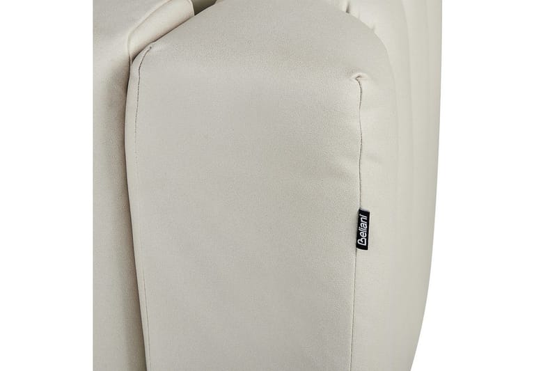 Schäslong Beliani Lannils Brun, Svart, Högervänd White||Black Left-faced - Møbler - Sofaer - Modulsofaer - Andre moduler til modulsofa