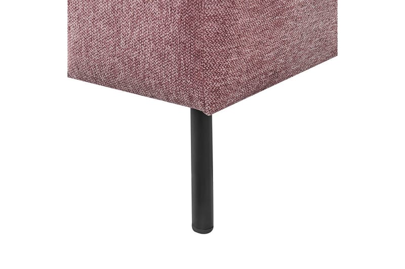 Schäslong Beliani Lannils Brun, Svart, Högervänd Pink Right-faced - Lyserød - Møbler - Sofaer - Modulsofaer - Andre moduler til modulsofa