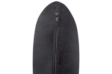 Schäslong Beliani Lattes Grå, mörkt trä, Högervänd Black Left-faced - Møbler - Sofaer - Daybed