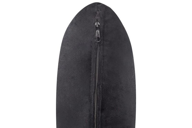 Schäslong Beliani Lattes Grå, mörkt trä, Högervänd Black Left-faced - Møbler - Sofaer - Daybed