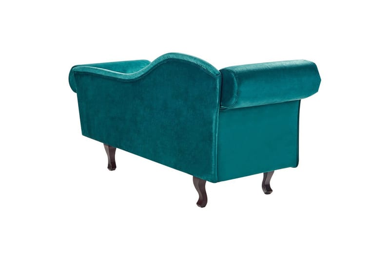 Schäslong Beliani Lattes Grå, mörkt trä, Högervänd Green||Dark colored wood Left-faced - Møbler - Sofaer - Daybed