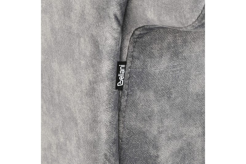 Schäslong Beliani Lattes Grå, mörkt trä, Högervänd Grey Right-faced - Grå - Møbler - Sofaer - Daybed