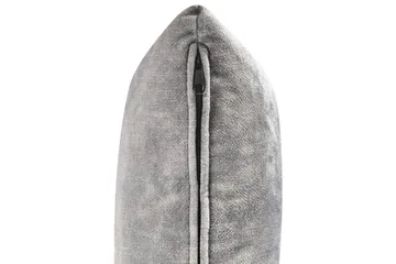 Schäslong Beliani Lattes Grå, mörkt trä, Högervänd Grey Right-faced - Grå - Møbler - Sofaer - Daybed
