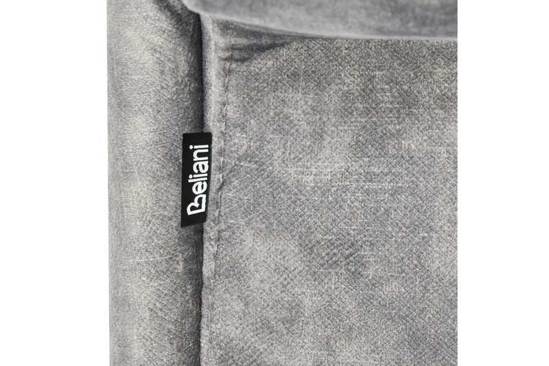 Schäslong Beliani Lattes Grå, mörkt trä, Högervänd Grey Right-faced - Grå - Møbler - Sofaer - Daybed