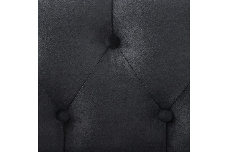 Schäslong Beliani Lattes Grå, mörkt trä, Högervänd NO_BRAND Black||Dark colored wood Right-faced - Møbler - Sofaer - Daybed