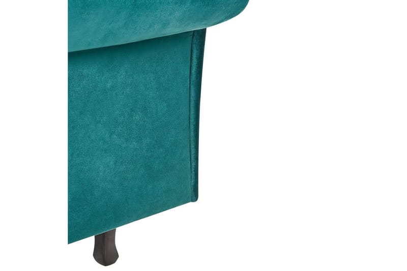 Schäslong Beliani Lattes Grå, mörkt trä, Högervänd NO_BRAND Green||Dark colored wood Right-faced - Møbler - Sofaer - Daybed
