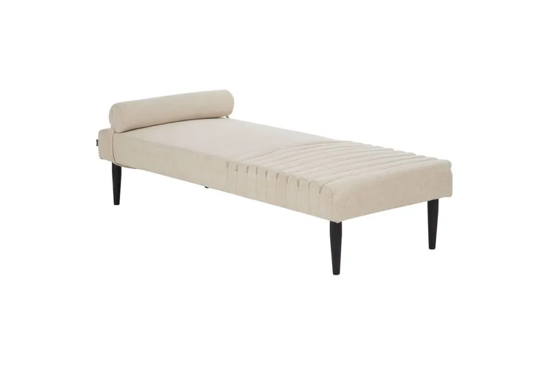 Schäslong Beliani Mauriac Beige Beige - Møbler - Sofaer - Modulsofaer - Andre moduler til modulsofa