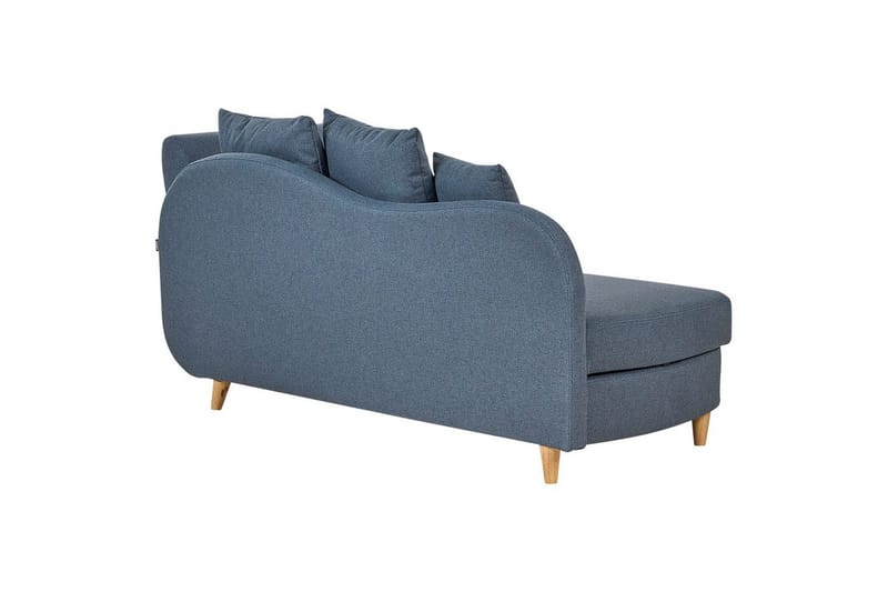 Schäslong Beliani Meri blue||Light colored wood - Møbler - Sofaer - Modulsofaer - Andre moduler til modulsofa