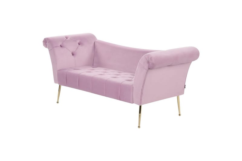 Schäslong Beliani Nantilly NO_BRAND Violet - Møbler - Sofaer - Daybed
