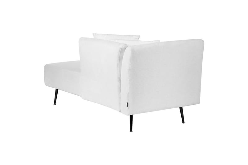 Schäslong Beliani Riom Grön, Svart, Högervänd NO_BRAND White||Black Left-faced - Møbler - Sofaer - Modulsofaer - Andre moduler til modulsofa