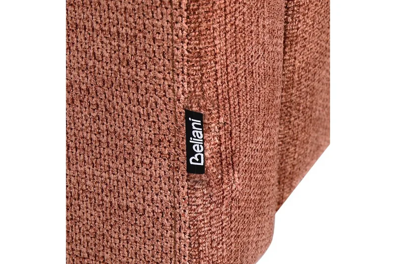 Schäslong Beliani Riom Grön, Svart, Högervänd Red Left-faced - Rød - Møbler - Sofaer - Modulsofaer - Andre moduler til modulsofa